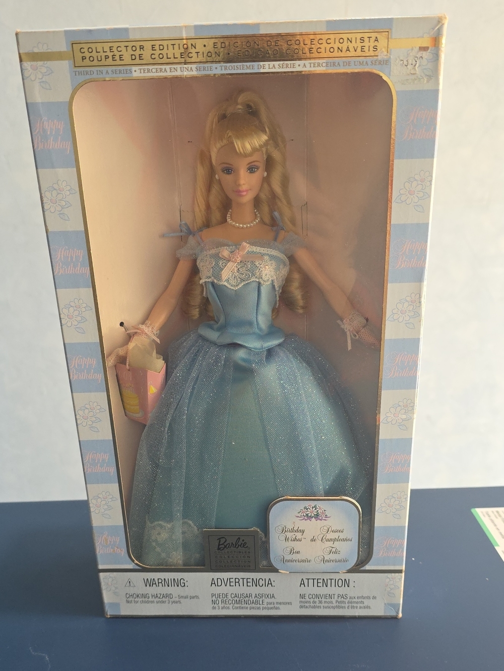 Barbie Sparkling Blue Birthday Wishes Collector Doll